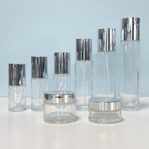 Custom Luxury Beauty Product Cosmetic Glass Jars and Lotion <b>Spray</b> <b>Bottles</b> <b>Empty</b> Skincare Set Packaging - Product Image 5