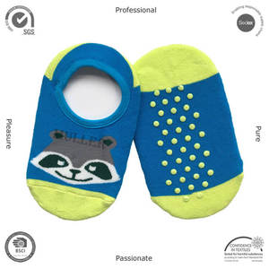 Calcetines antideslizantes de <span class=keywords><strong>Casa</strong></span> de rebotes de bebé y lugar con cabezas de gato - Product Image 1