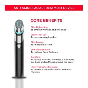 MEDICUBE Design squisito dispositivo di terapia della luce rossa e blu per bellezza degli occhi massaggiatore viso Anti invecchiamento e Anti Acne dispositivo per la cura del viso
