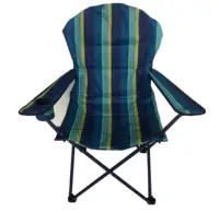 디럭스 접이식 캠핑 의자 헤비 듀티 허리 지원 300 lbs 패딩 팔 접는 캠프 의자