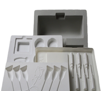 Plateau en plastique ABS sur mesure, pièces d'emballage sous blister thermoformé, MOLDATECH Modèle 01