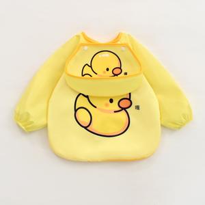 Combinaison pour enfants, tablier imperméable, bavoirs à manches personnalisés sans BPA, bavoirs pour bébés, vêtements <span class=keywords><strong>de</strong></span> peinture pour bébés, vêtements réversibles, bavoirs pour bébés - Product Image 1