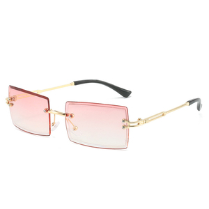 2025 mới nhất đến khung ít ống kính vuông Kính mát unisex hợp thời trang ngoài trời Kính mát nam nữ thời trang mặc quần áo Kính mát - Product Image 3