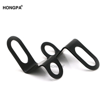 2 pièces support de clignotant de moto supports de choc pour fourche Chopper Bobber pièces de moto universelles