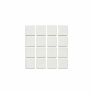 Almohadillas Protectoras de Piso Autoadhesivas de Goma EVA Blancas de 25x25 mm, Forma Cuadrada, para Patas de Muebles - Product Image 2