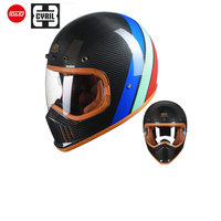 Casque de moto rétro intégral certifié 3C, marque GSB, en plastique PP, vente en gros