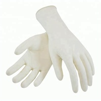 Gants d'examen en Latex pur sans poudre de bonne qualité de Malaisie gants jetables non stériles