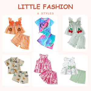 Lote al por mayor de conjuntos de ropa de verano para niños y niñas, surtido de atuendos mixtos, paquete aleatorio para mayoristas globales CN/GUA 2026.4 - Product Image 1