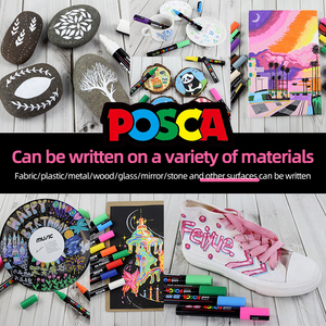 Marcadores de Pintura Uni Posca Personalizados para Diario, Rotuladores de Pintura Uni Posca, Rotulador de Color para Póster - Product Image 4