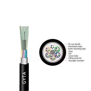 Cable <span class=keywords><strong>de</strong></span> Comunicación <span class=keywords><strong>de</strong></span> Fibra Óptica Aéreo FCJ OPTO TECH GYTS/GYTA, Conductor <span class=keywords><strong>de</strong></span> Cobre Trenzado, Fibras G652D/G657A1/A2, 10+ Conductores - Product Image 4