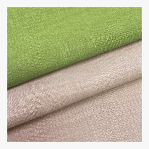 Venta al por mayor arena lavada 55% <span class=keywords><strong>Lino</strong></span> 45% algodón mezclado tela para camisa de mujer Color hecho a mano Tissu Lin Coton tela - Product Image 6