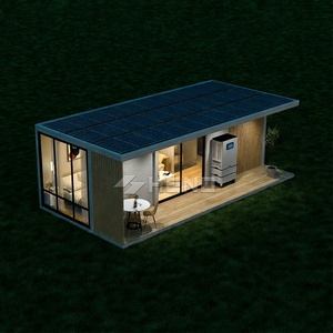Maison pliable préfabriquée moderne et portable, conteneur maritime, maison modulaire personnalisée, hôtel, bureau pour <span class=keywords><strong>camping</strong></span>, station balnéaire - Product Image 2