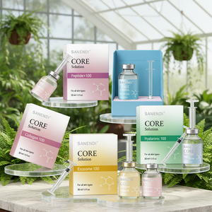 Sérum coréen Sanendi à l'acide hyaluronique, cellules souches et peptides, booster cutané pour réparer les ridules et estomper les cicatrices, 30 ml - Product Image 2