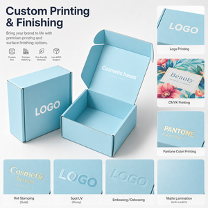 Cajas de Envío de Cartón Corrugado Plegables, Resistentes, Reutilizables y Ecológicas con Logotipo de Marca Personalizado, Venta al Por Mayor de Fábrica, MOQ Bajo - Product Image 2