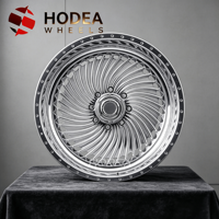 Jantes forgées Turbo Spoke Deep Dish pour camion 18x10/20x12/22x14/24x14/26x14 8x165.1/8x170 polies pour Ram 2500 3500