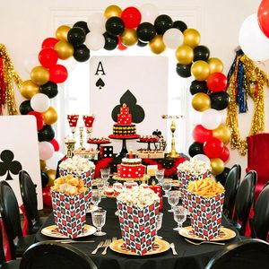 12 Confezioni Scatole di Carta per Popcorn a Tema Magico: Strega Maligna, Fiocco, Cappello da Mago, Pollo, Riso, Fiori, Snack, per Decorazioni per Feste - Product Image 4