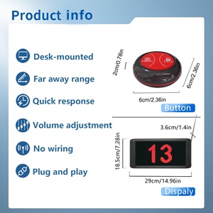 Sistema Inalámbrico Ycall para Gestión de Filas con Llamador de Número para Cajeros, Bancos, Clientes, Restaurantes, DMV y Supermercados - Product Image 5