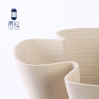 Vase en céramique Yuqiu imprimé en 3D, style nordique, récipient à fleurs, décoration d'intérieur Jingdezhen, vente en gros d'usine