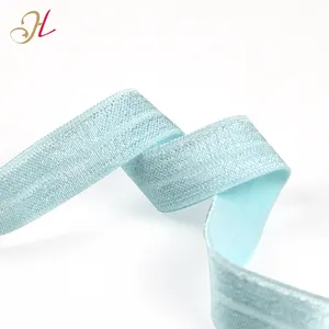 Multiple-color Webbing Tape For Underwear Decoration Skin Friendly Fold Over Elastic Band