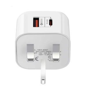 Meilleures ventes <span class=keywords><strong>2022</strong></span> Adaptateur double port PD+QC3.0 20W Chargeur mural ultra-rapide Adaptateur de voyage universel Chargeur portable pour iPhone 13 - Product Image 4