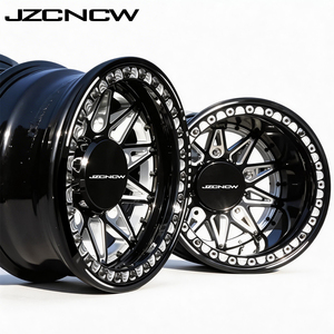 JZCNCW Nuevo juego de 2 ruedas forjadas de 4x137mm con labio profundo para coches de carreras, llantas Beadlock para 7KRA 9MSJ 9DTE 7TSG 9NSG - Product Image 4