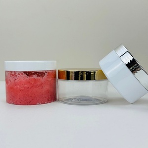 Conteneur rond noir personnalisé en PET, bouteille de voyage en plastique PET pour aliments, pots de stockage de protéines en poudre, utilisation cosmétique - Product Image 3