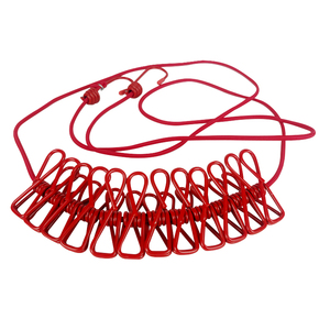 Cắm trại ngoài trời có thể thu vào clothesline với Non-Slip Clip du lịch thực tế đồ nội thất cho du khách - Product Image 3