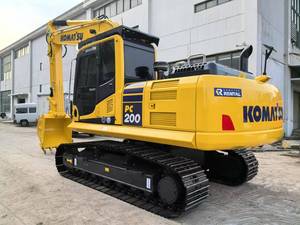 Miniexcavadora Komatsu PC200 de segunda mano a la venta, excavadora sobre orugas de 20 toneladas con componentes de núcleo de motor de válvula hidráulica Kawasaki - Product Image 4