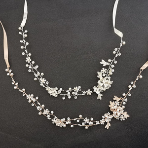SLBRIDAL-Diadema hecha a mano con cristales y diamantes de imitación para mujer, bandana para el <span class=keywords><strong>pelo</strong></span>, accesorios para el cabello, joyería para mujer - Product Image 1