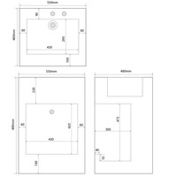 Kidoir Islamique Pierre Frittée Waschbecken 2 En 1 Maison Musulmane Wudu Évier Ablution Station Lave-pieds Lave-pieds Wudhu Lavabo