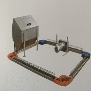 Rueda de esquina de línea de alimentación de pollos y aves de corral Sistemas técnicos sudafricanos Rueda de esquina Accesorios para equipos avícolas - Product Image 5