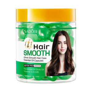 Meilleures ventes SADOER Capsules d'huile de sérum de soin des <span class=keywords><strong>cheveux</strong></span> rafraîchissantes et non grasses réparatrices en profondeur et brillantes - Product Image 6