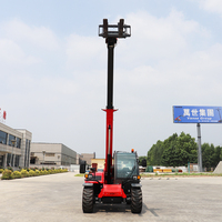 Manipulador Telescópico Agrícola 4x4 de 2.5 Toneladas y 3.4m con Frenos de Servicio Estándar para Operación Segura en Sitios Agrícolas, Diésel, Terreno Accidentado, Perkins/Cummins