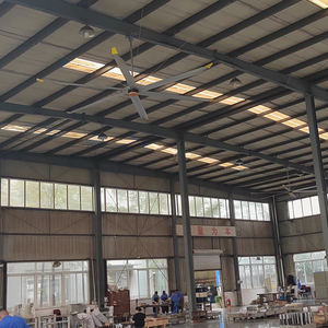 מאוורר תקרה HVLS גדול 5.0 מ' (16FT) זרימת אוויר עם מנוע PMSM תחזוקה ללא תשלום לאוורור קירור אוויר - Product Image 3