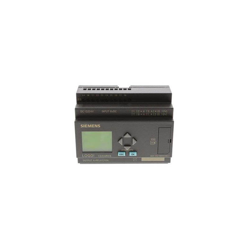 Modulo logico Siemens LOGO! 24RCE 8 DI/4 24V AC/DC 24V