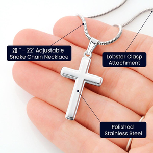 Per la <span class=keywords><strong>mia</strong></span> adorabile <span class=keywords><strong>figlia</strong></span>, collana con croce in acciaio inossidabile 304 con scatola regalo a LED, regalo di <span class=keywords><strong>compleanno</strong></span> per la fede religiosa, regalo di confirmazione per le donne - Product Image 5