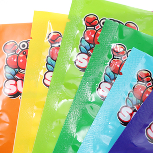 Sacchetto di Mylar stampato personalizzato sacchetto di plastica termosalda Chips caramelle al sale caramelle gommose lecca imballaggio <span class=keywords><strong>alimentare</strong></span> borsa a tre lati <span class=keywords><strong>fabbrica</strong></span> - Product Image 3