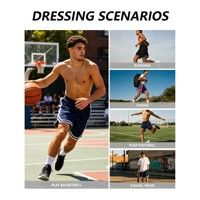 Pantalones cortos de baloncesto para hombre, deportivos básicos de verano, de secado rápido, 100% poliéster, con colores combinados, cintura elástica, estilo urbano.