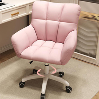 Chaise de bureau moderne en velours et cuir PU à prix avantageux de Hebei, réglable en hauteur, pivotante, pour le salon