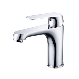 Vaguel Sanitary Ware Bathroom Single Handle Brass <b>Chrome</b> Basin E02FA355 Single Handle Brass <b>Chrome</b> Basin Bathroom E02FA35 - Product Image 1