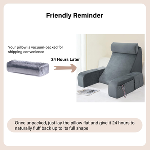 Hot bán dành cho người lớn 19 "Giường còn lại đệm cho đọc TV xem vừa grey ngồi tựa lưng gối cho giường - Product Image 5