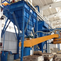 Mélangeur de sable continu automatique à double bras ATHI PVC 3-60 T/h avec PLC pour la production de fonderie CE ISO