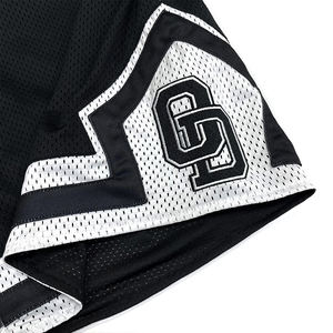 Pantalones cortos deportivos de secado rápido de malla transpirable con estampado de talla grande Unisex de verano, pantalones cortos de baloncesto personalizados, 100% poliéster - Product Image 5