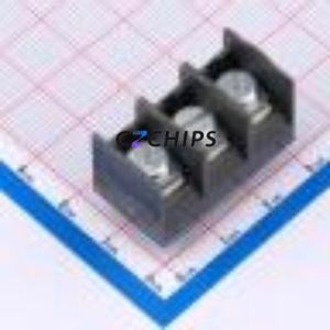 983-ZD/03 Barrier Terminal Block P=10mm Connector ( Pitch: 10mm )( Construction: 1x3P )( Mounting Type: Straight Pin ) - Product Image 1