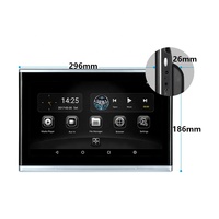 Écran tactile de siège arrière de voiture de 12 pouces, écran de voiture TV, divertissement, écran d'appui-tête Android IPS pour VR, MVP, prix fabricant bas