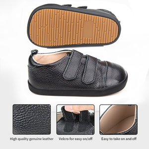 Zapato zapatillas bán buôn rộng Toe hộp chàng trai cô gái tối giản không thả duy nhất trẻ em trẻ em thể thao chân trần Giày - Product Image 3