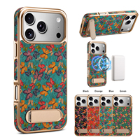 Funda Magnética para Teléfono con Soporte de Corcho Electrochapado, Compatible con Carga Inalámbrica para Apple Series 18/17/16/15/14/13, OEM/ODM Denior