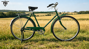 <span class=keywords><strong>Bicicletta</strong></span> vintage <span class=keywords><strong>da</strong></span> <span class=keywords><strong>28</strong></span> pollici accattivante per il pendolarismo urbano, bici retrò per fotografia, bici vintage con manubrio a goccia in stile antico - Product Image 2