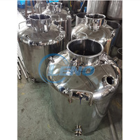 Réservoir en acier inoxydable de 20L, 30L, 70L, 100L, 200L, 300L, chaudière, peut servir de distillateur d'alcool, accessoires de distillation, réservoir de distillation