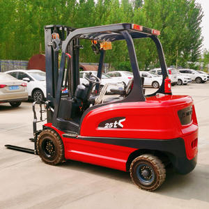 Carretilla elevadora barata 4x4 WD de 2,5 toneladas, carretilla elevadora hidráulica para construcción, carretilla elevadora eléctrica todo terreno con motor EPA - Product Image 5